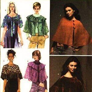 Simplicity 4492 Capes, Capelets Misses Pattern Size Xs, S, M (6 to 16)